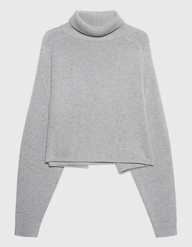 Cropped Oversize Kaschmir-Pullover Cathie
