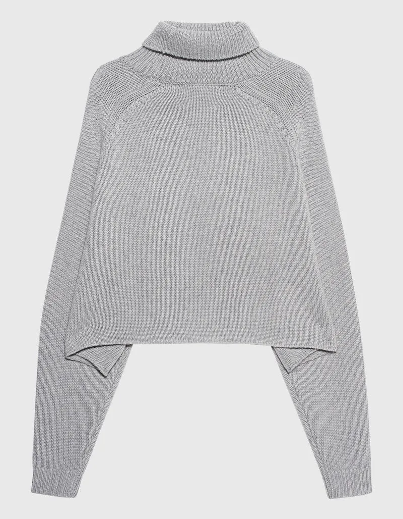 Cropped Oversize Kaschmir-Pullover Cathie