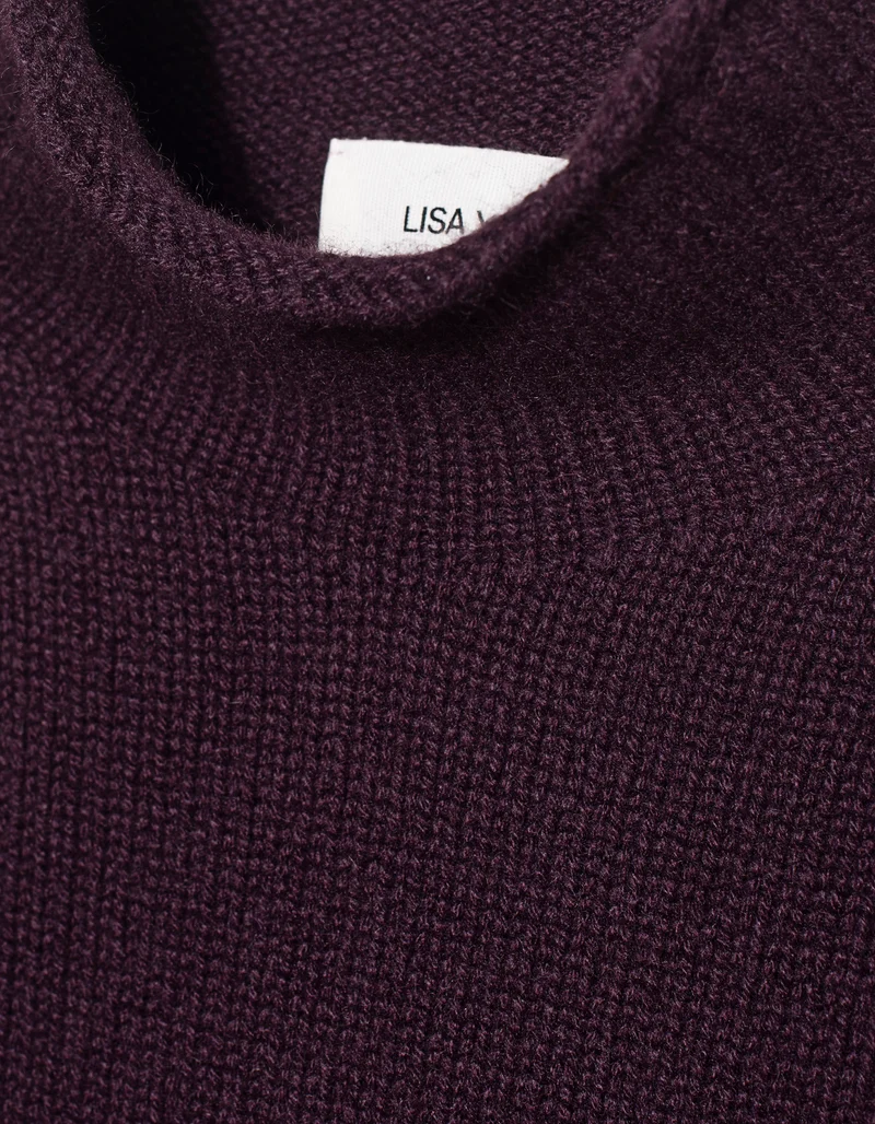 Kurzarm-Kaschmir-Pullover Fride