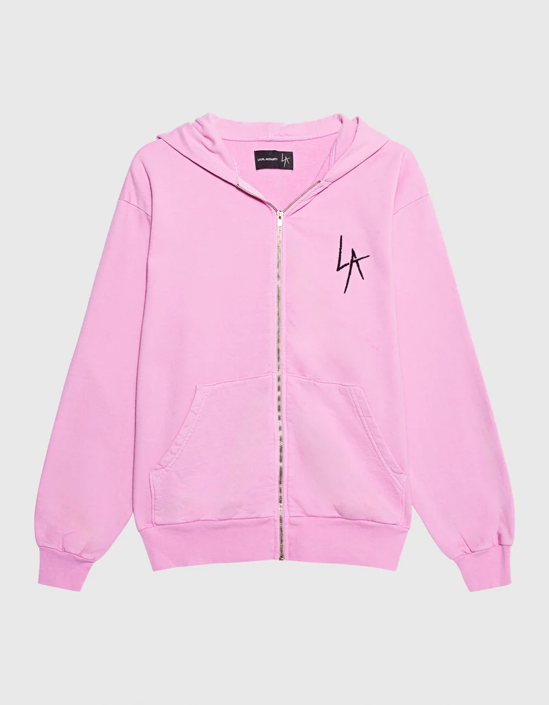 Bestickter Zipper-Hoodie La Slash