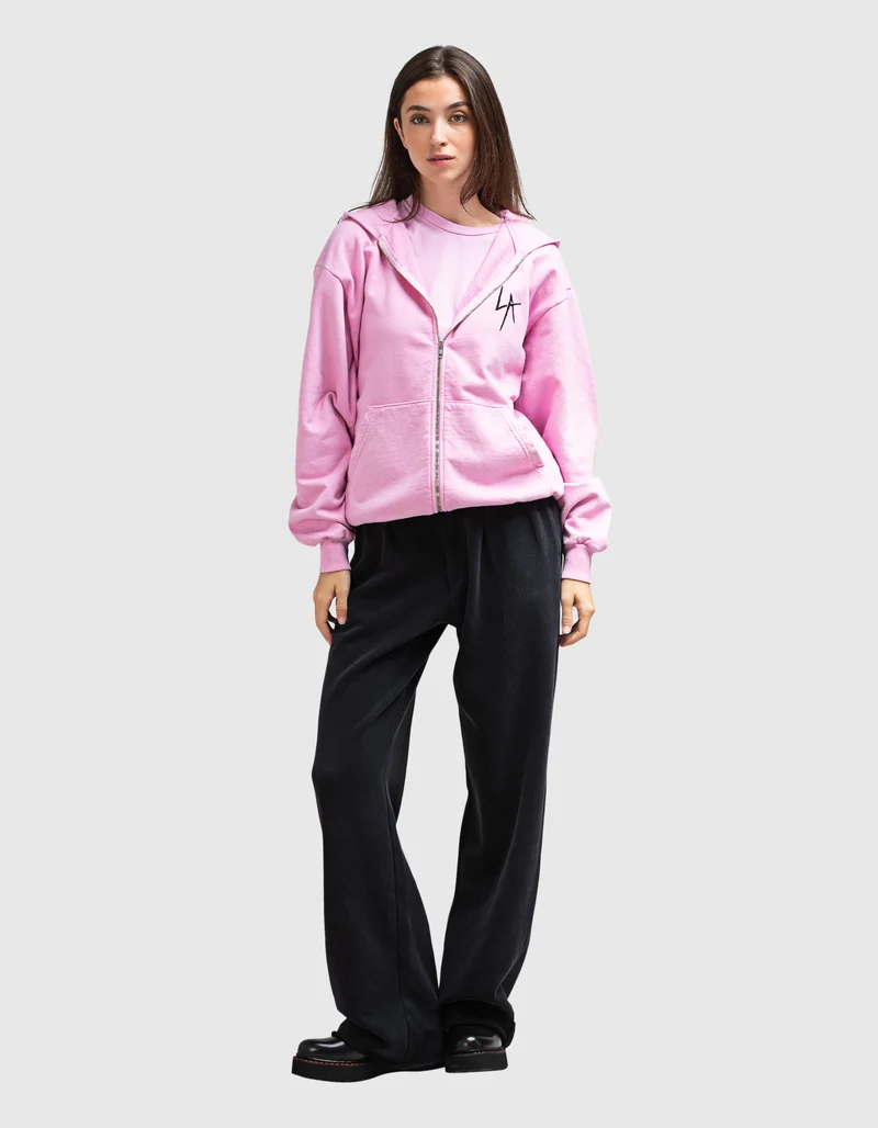 Bestickter Zipper-Hoodie La Slash
