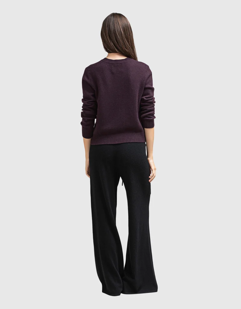 Kaschmir-Pullover Mable mit Rundhalsausschnitt