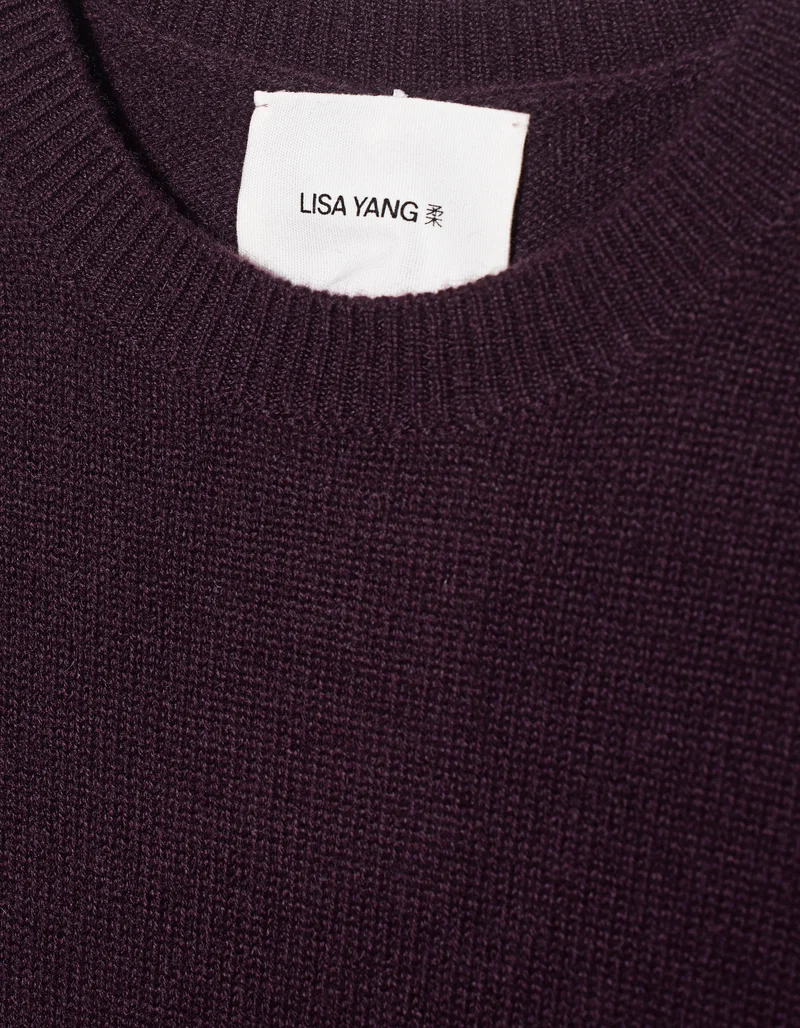 Kaschmir-Pullover Mable mit Rundhalsausschnitt