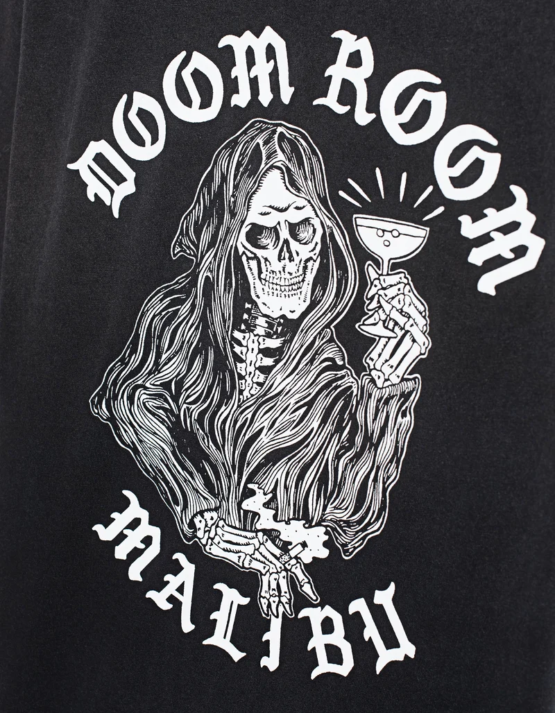 Bedrucktes T-Shirt Doom Room im Vintage-Stil
