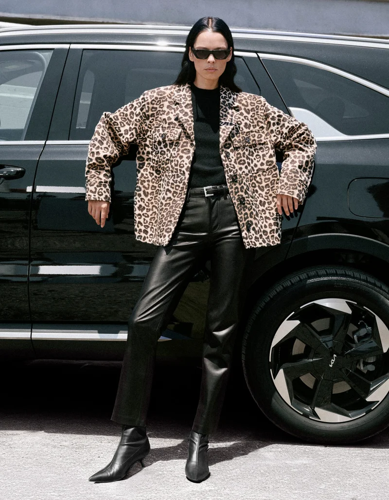 Leo-Jacke Flynn im Vintage-Stil