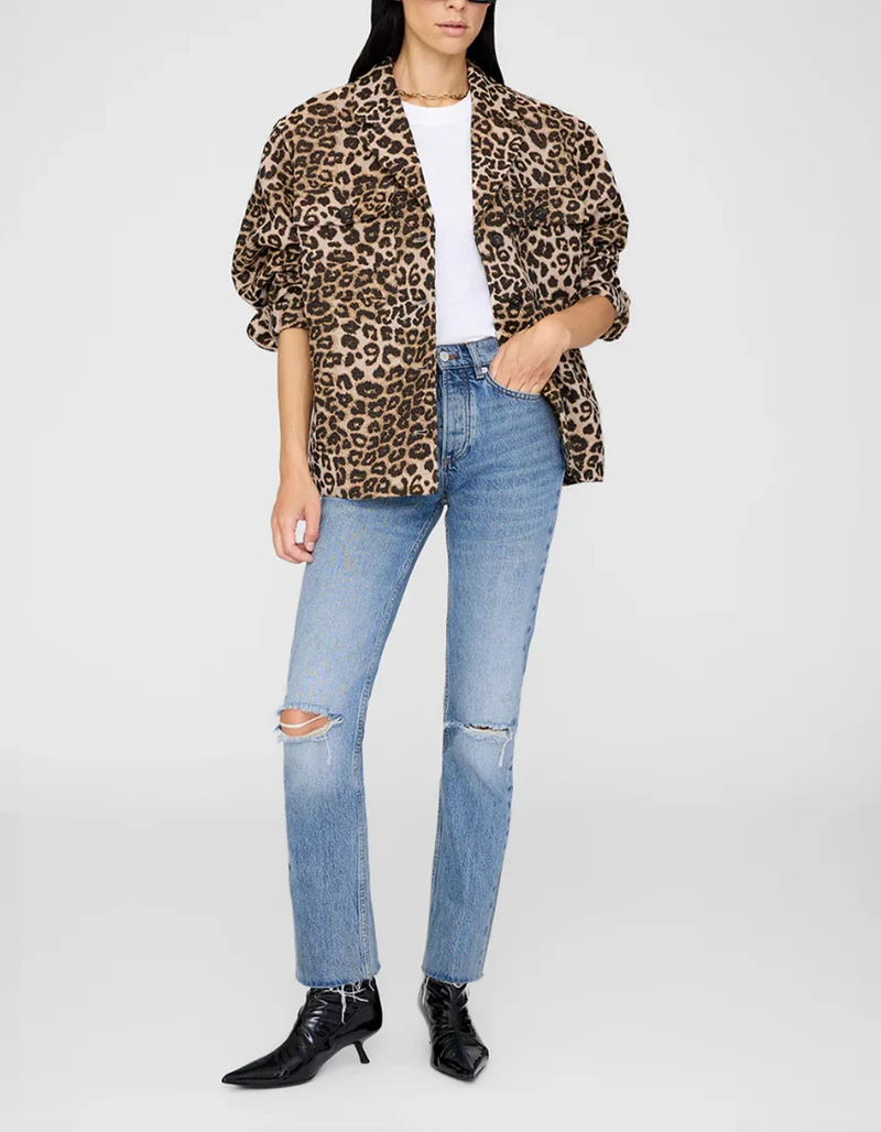 Leo-Jacke Flynn im Vintage-Stil