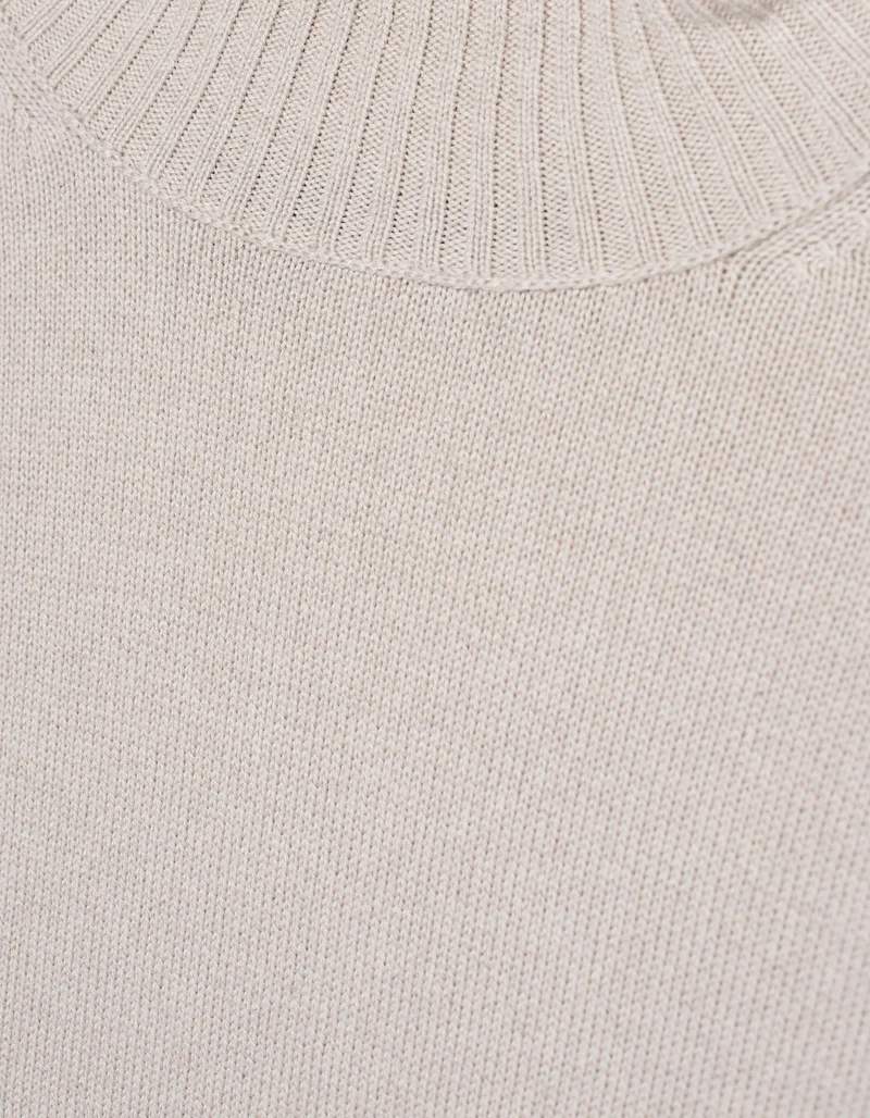 Oversize Rollkragen-Kaschmirpullover