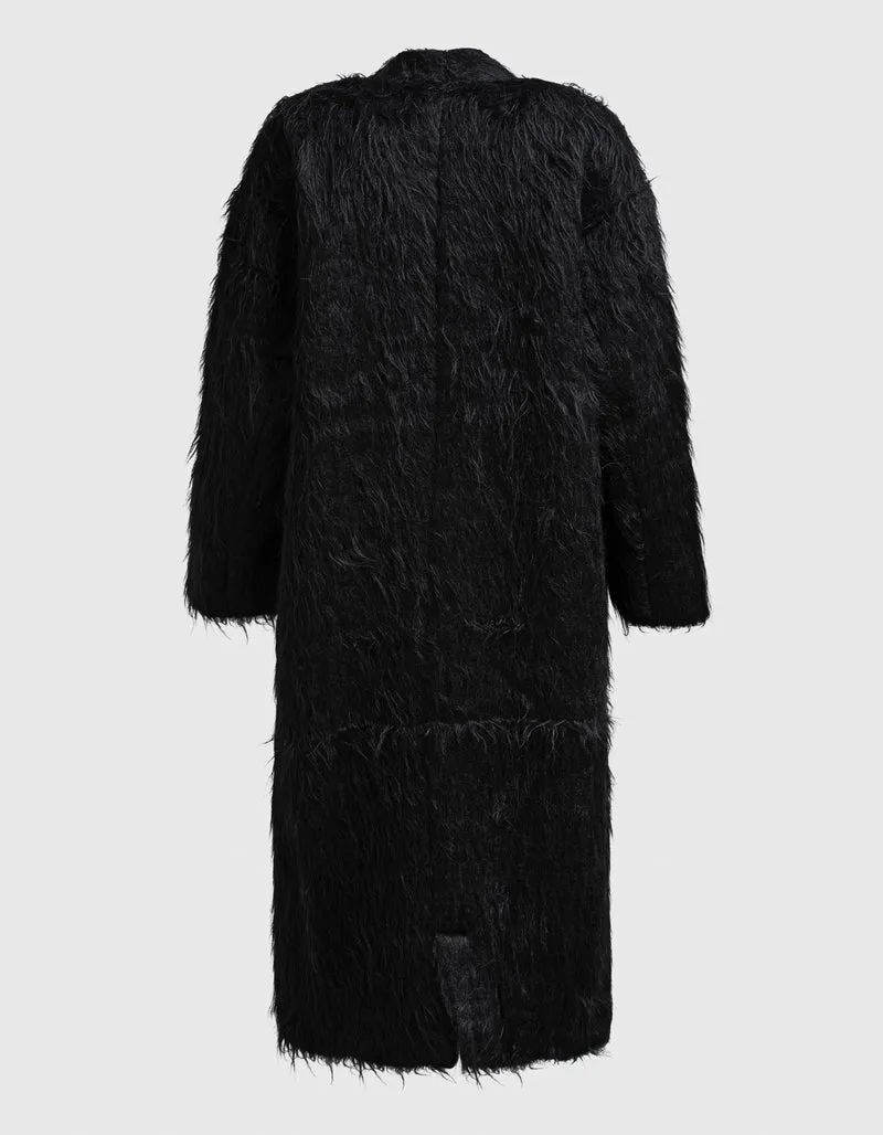 Oversize Woll-Alpaka-Mohair-Mix Mantel
