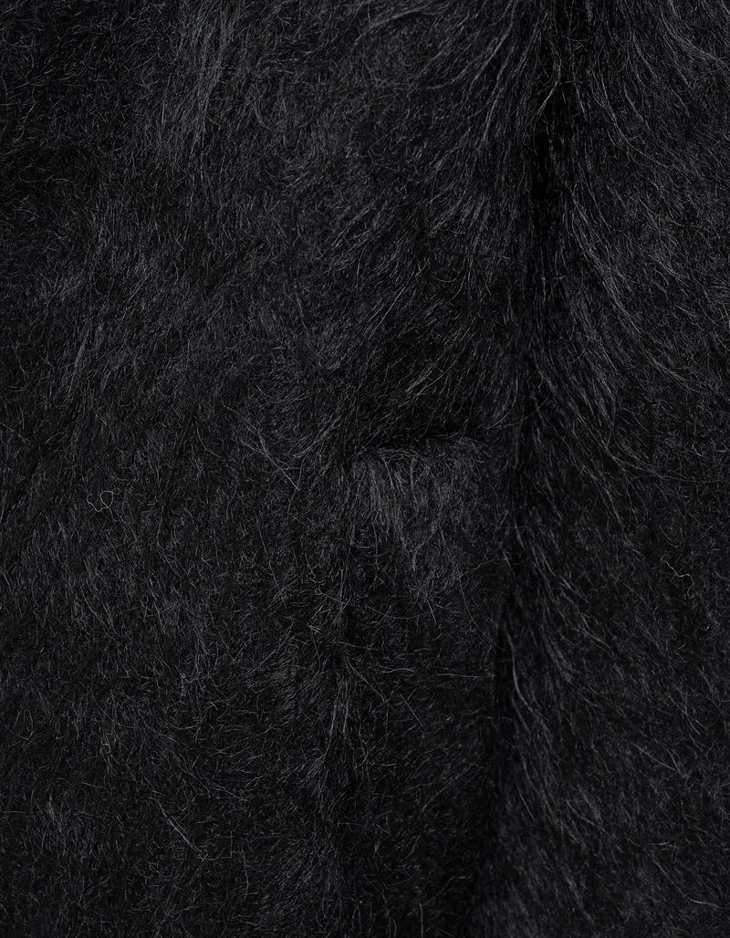 Oversize Woll-Alpaka-Mohair-Mix Mantel