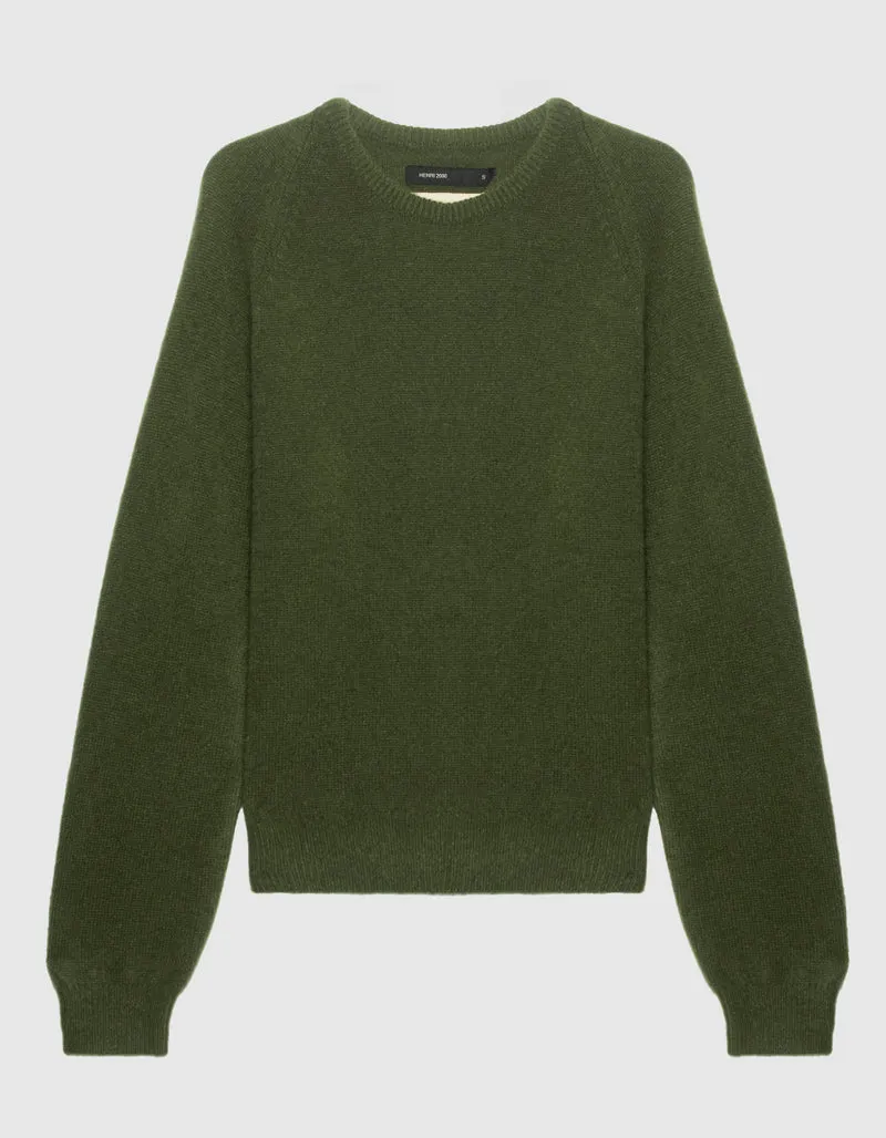 Kaschmir-Seiden-Mix Pullover mit Rundhalsausschnitt