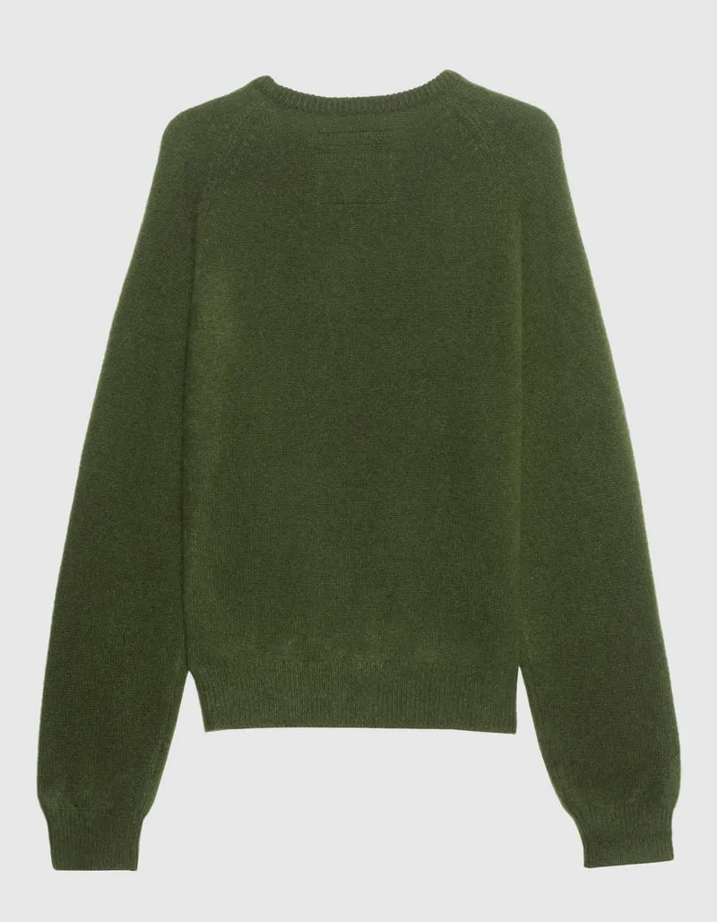 Kaschmir-Seiden-Mix Pullover mit Rundhalsausschnitt