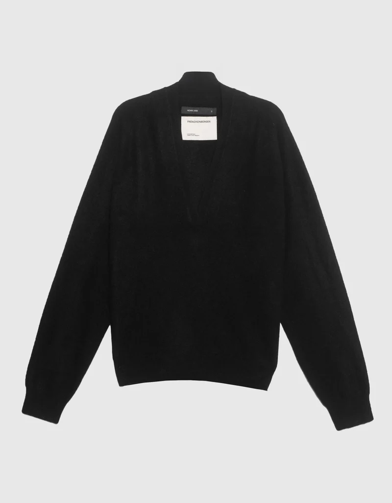 Oversize Kaschmir-Pullover Johnny Deep V
