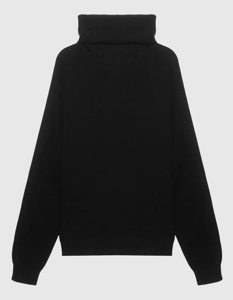 Oversize Kaschmir-Rollkragenpullover