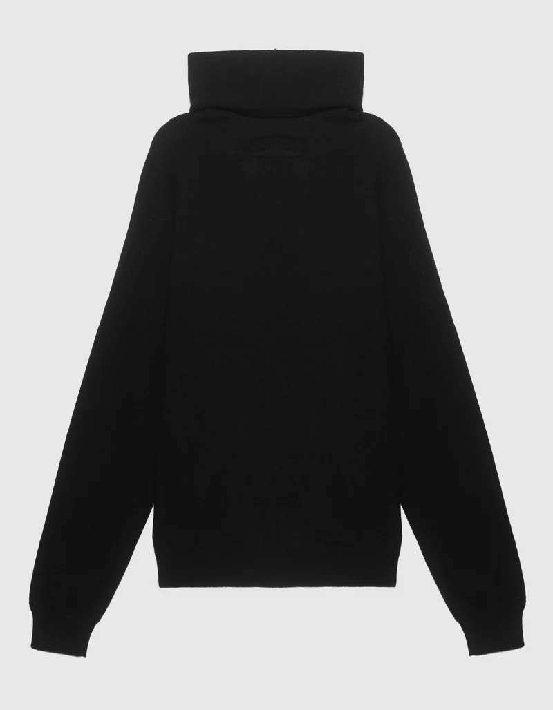 Oversize Kaschmir-Rollkragenpullover