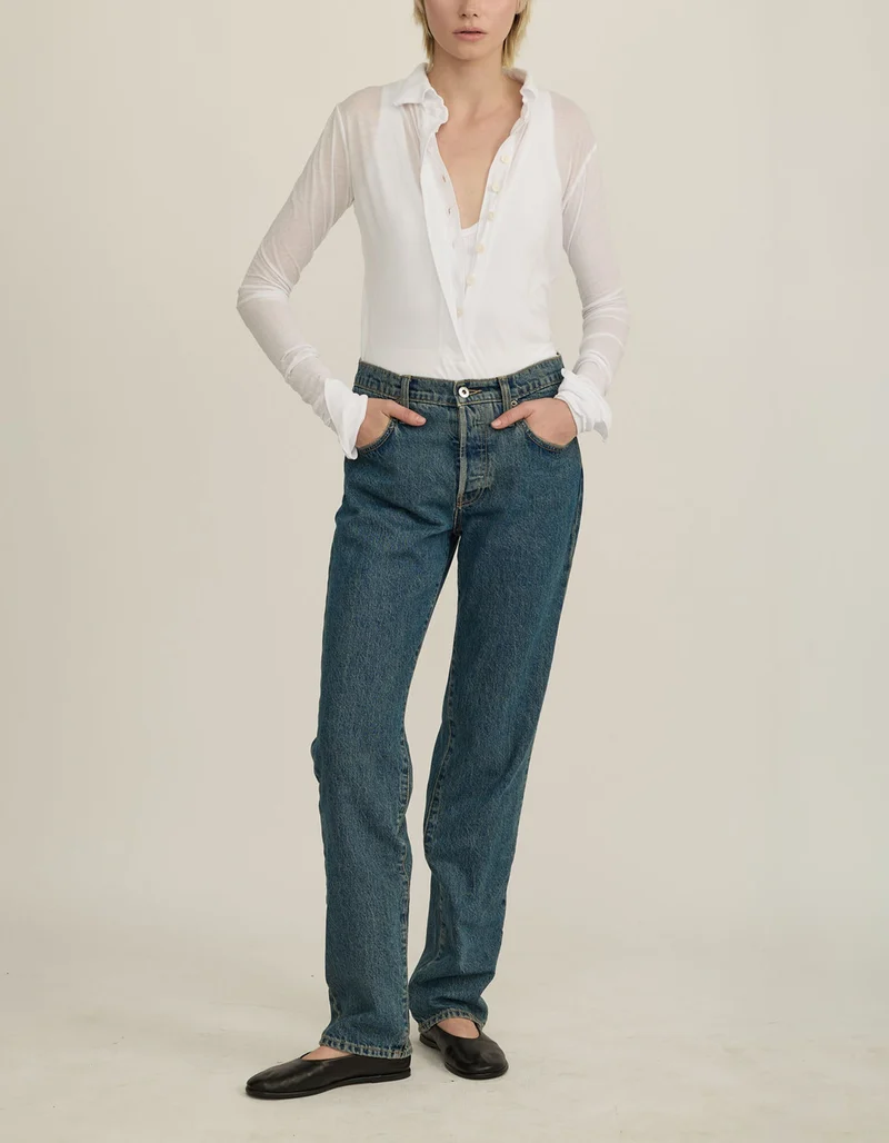 Slim-Fit Longsleeve-Polo-Shirt