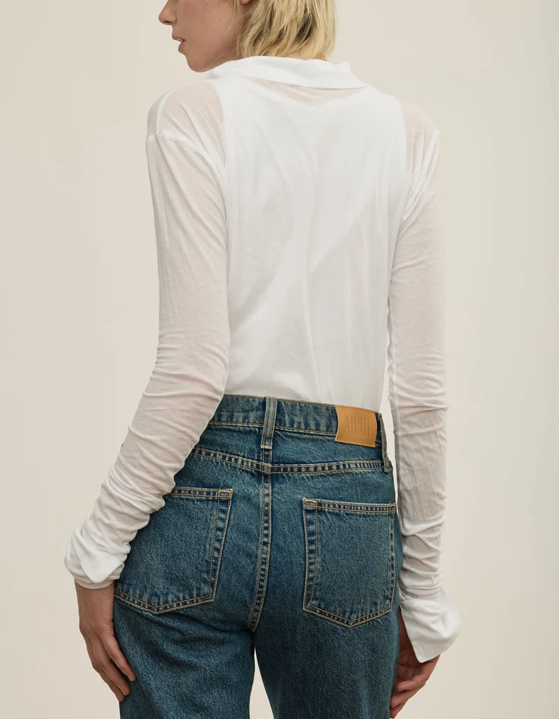 Slim-Fit Longsleeve-Polo-Shirt