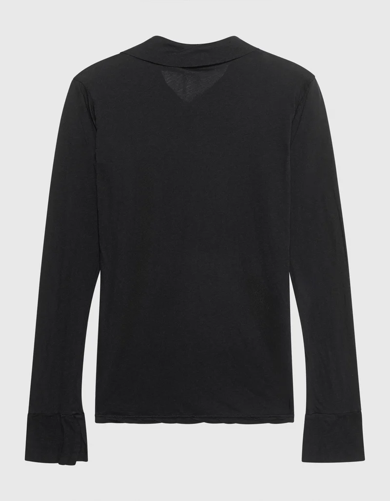 Slim-Fit Longsleeve-Polo-Shirt