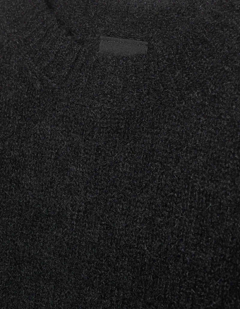 Alpaka-Mix Pullover mit Destroyed-Details