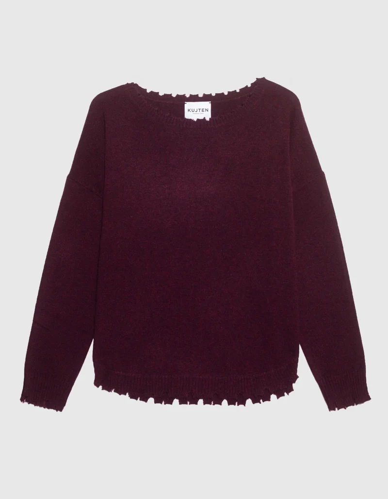 Oversize Destroyed Kaschmir-Pullover Mela