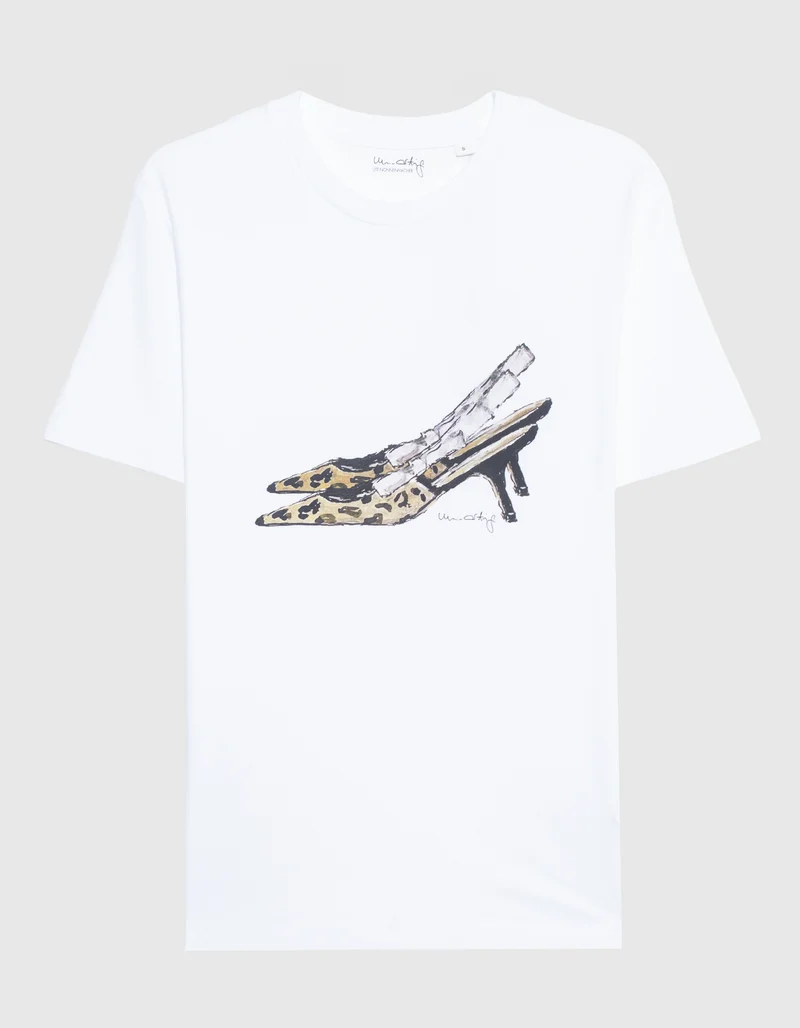 Bedrucktes Oversize T-Shirt Iconic Shoe