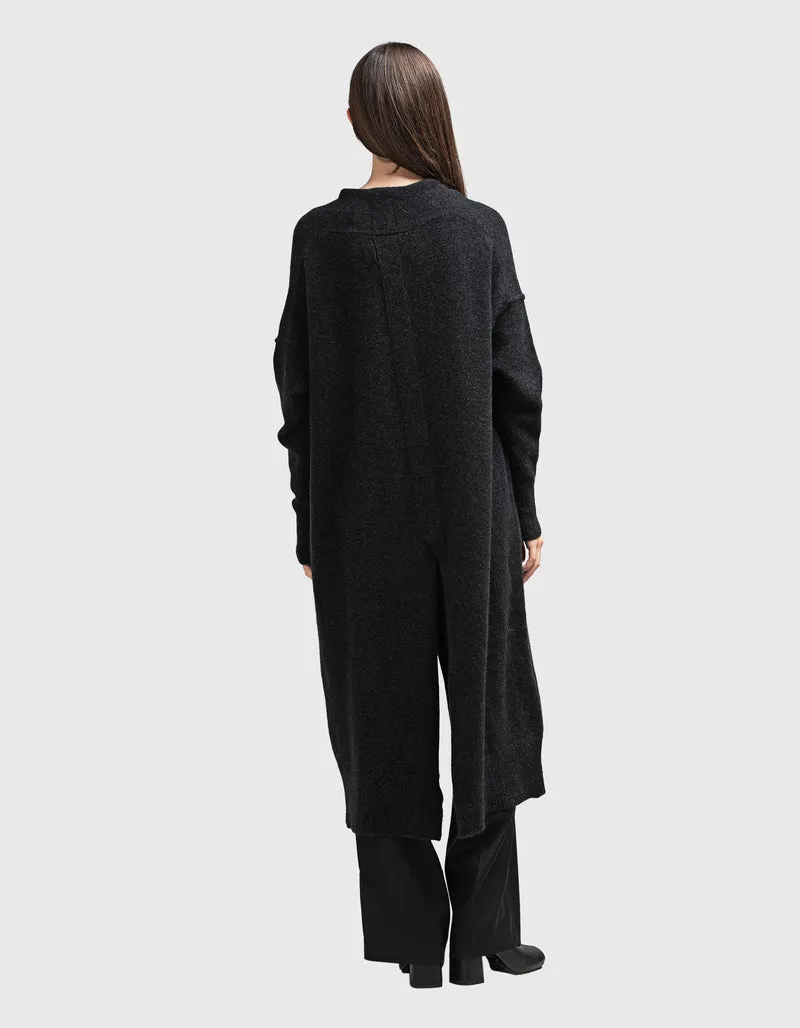 High-Waist Woll-Mix Bundfaltenhose