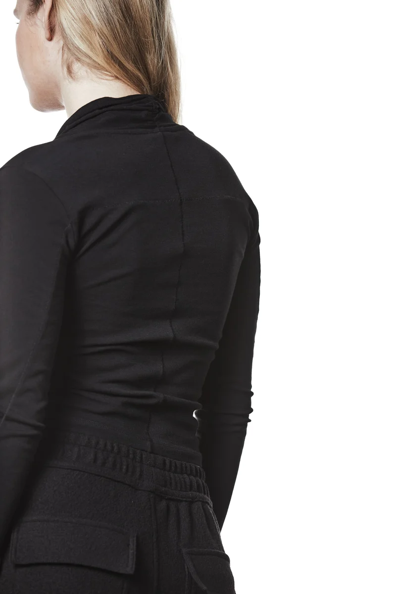 Longsleeve mit Cache Coeur Ausschnitt