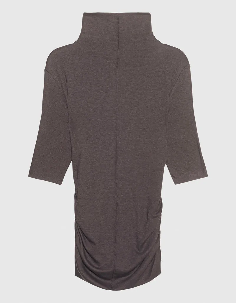 Slim-Fit Shirt mit Raffungen