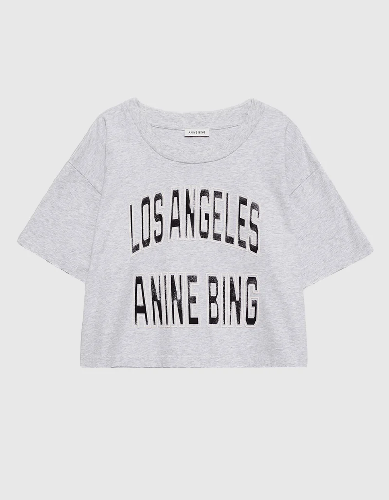 Bedrucktes Cropped T-Shirt Johnny im Vintage-Look
