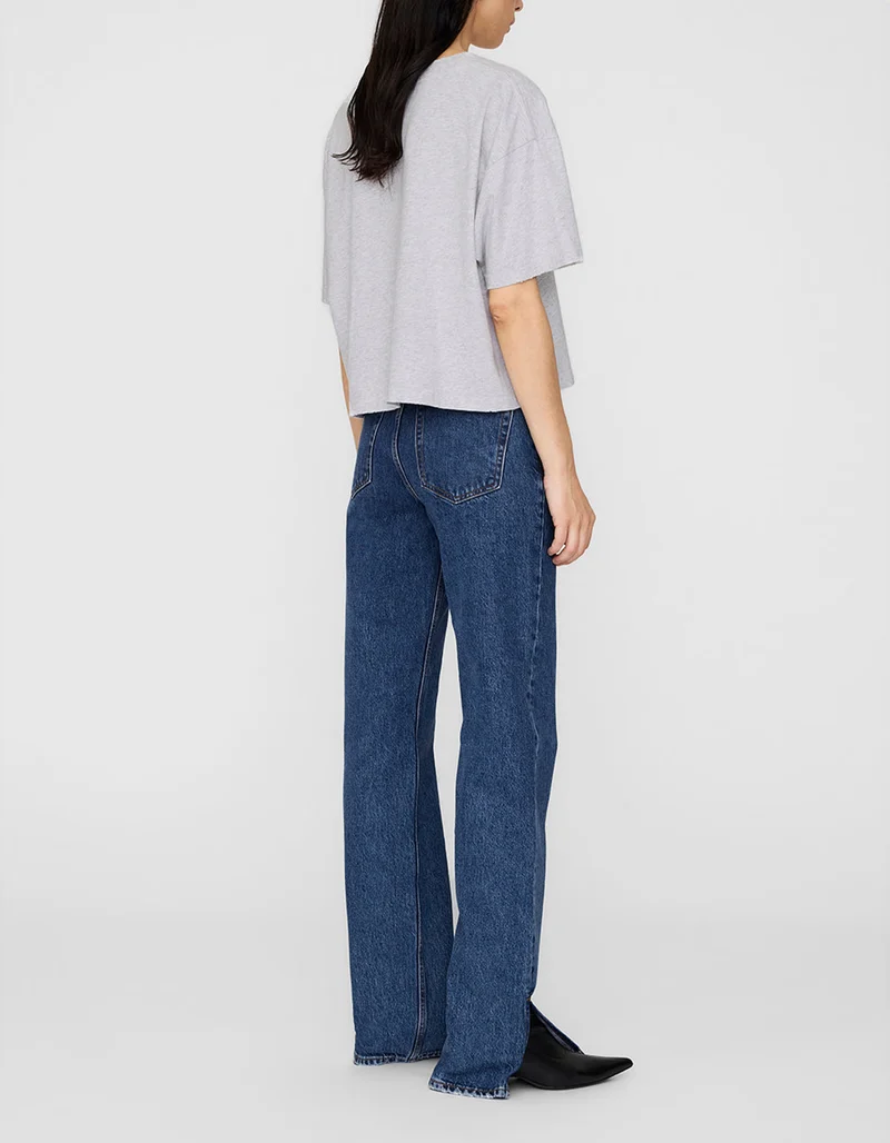 Bedrucktes Cropped T-Shirt Johnny im Vintage-Look