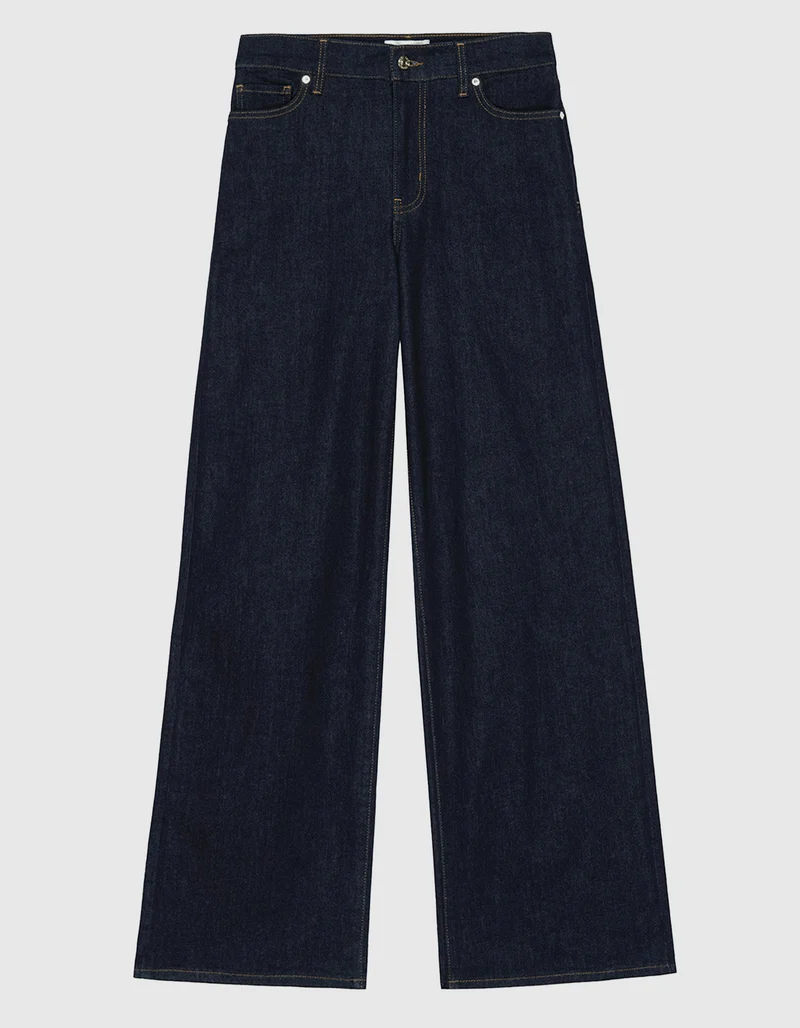 High-Rise Wide-Leg Jeans