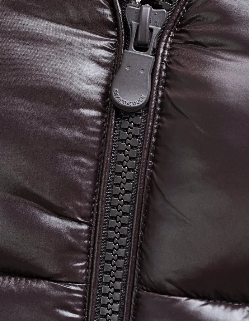 Steppjacke mit Kunstfellkragen