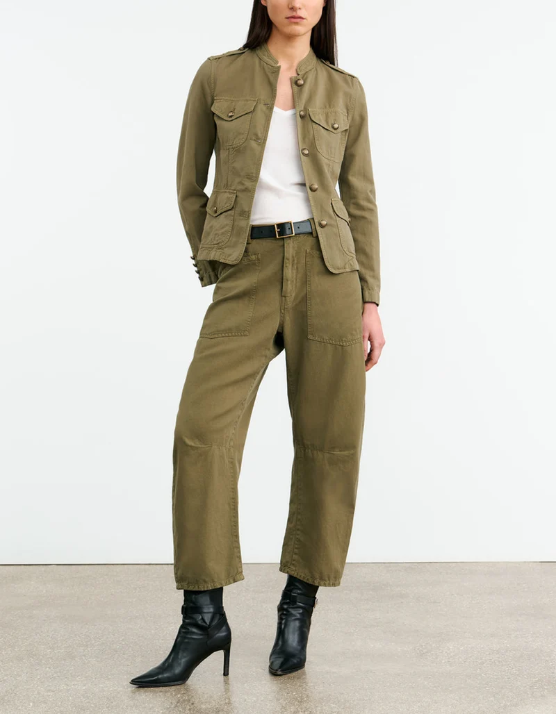 Leinen-Mix Jacke Mona