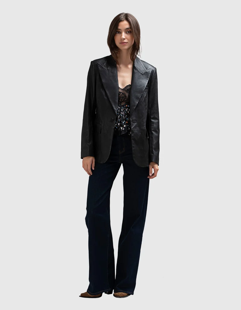 Lammleder-Blazer The Peak Lapel