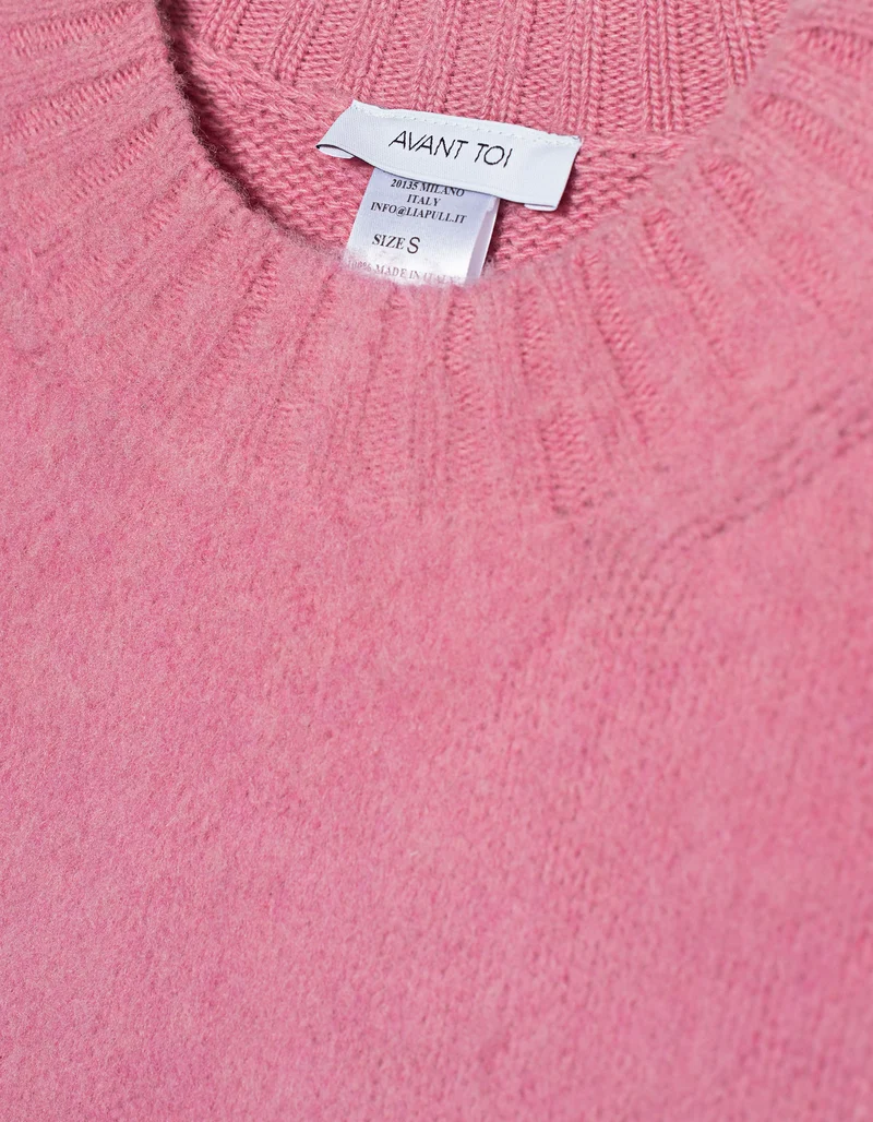 Brushed Wolle-Kaschmir Oversize-Pullover