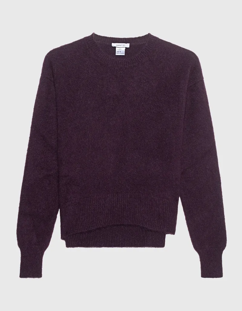 Brushed Kaschmir-Pullover