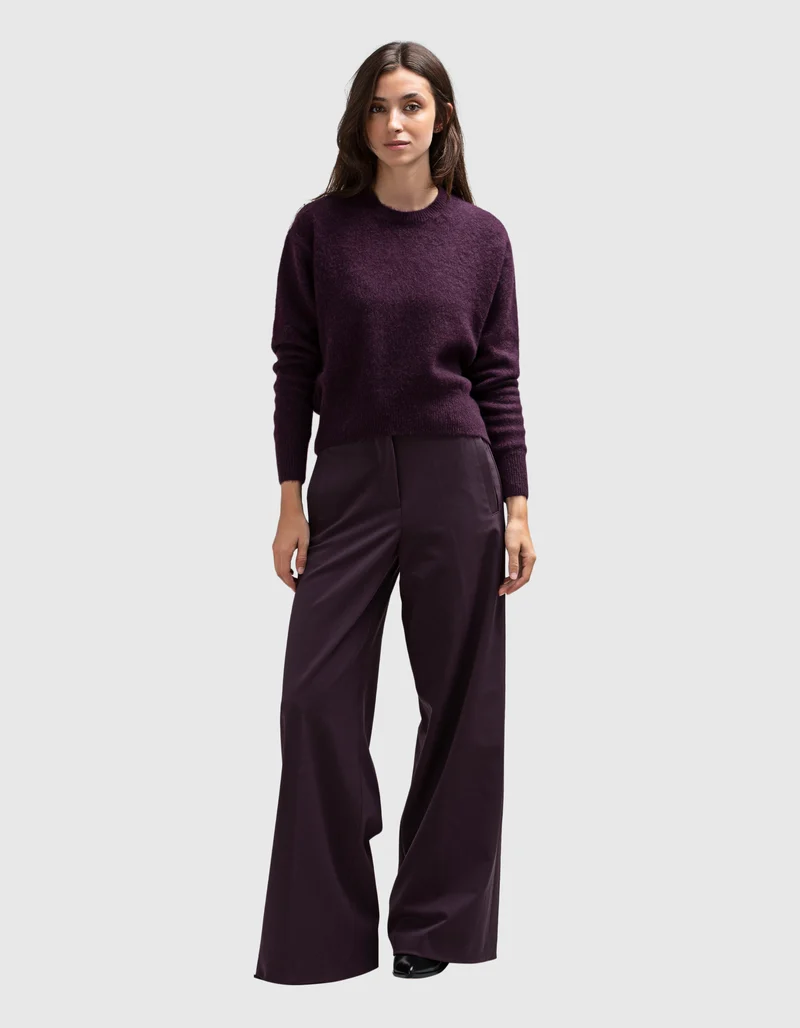 Brushed Kaschmir-Pullover