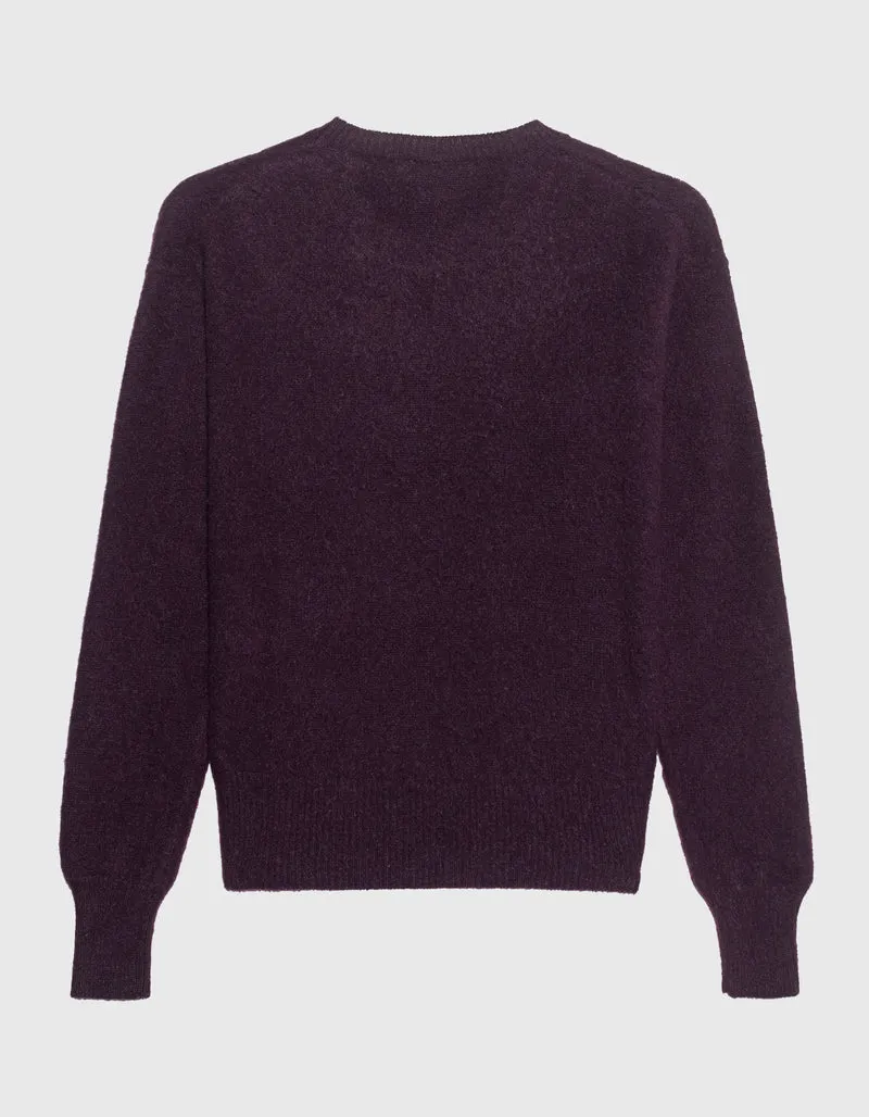 Brushed Kaschmir-Pullover