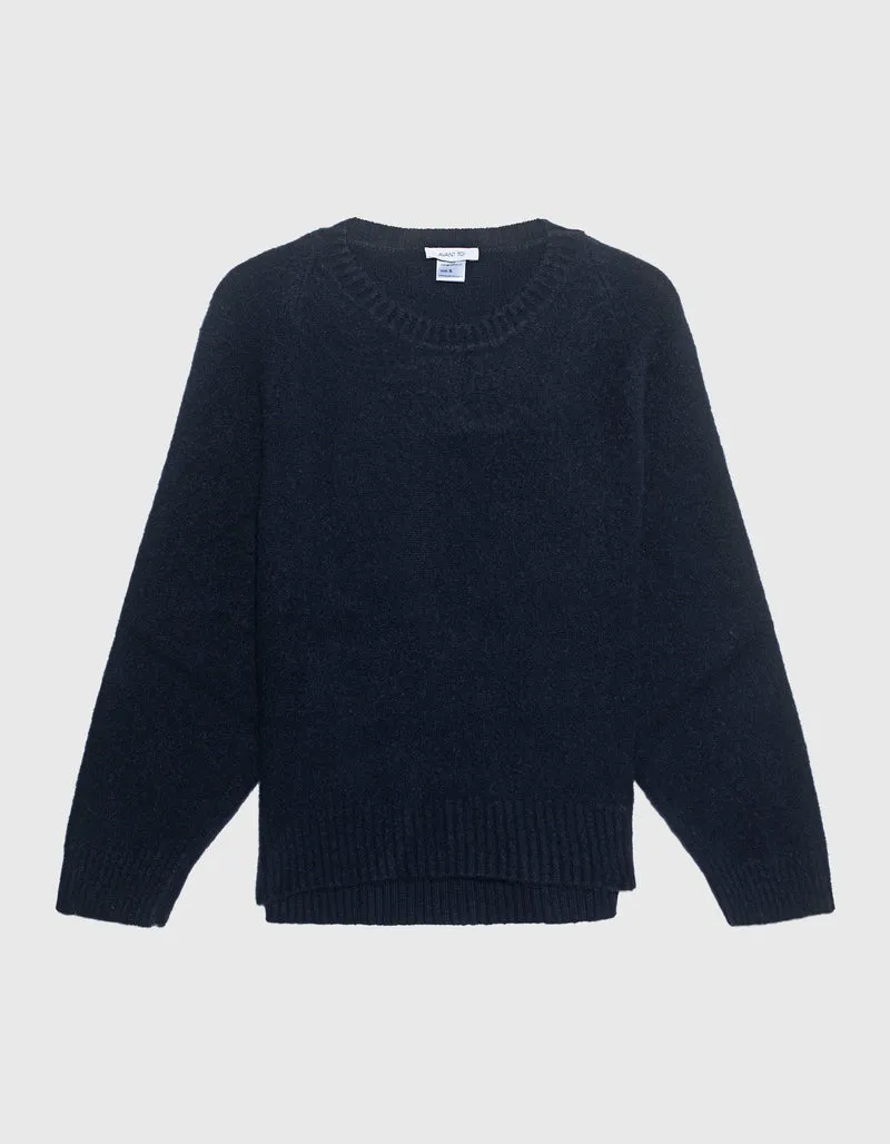 Kaschmirpullover Brushed Round Neck