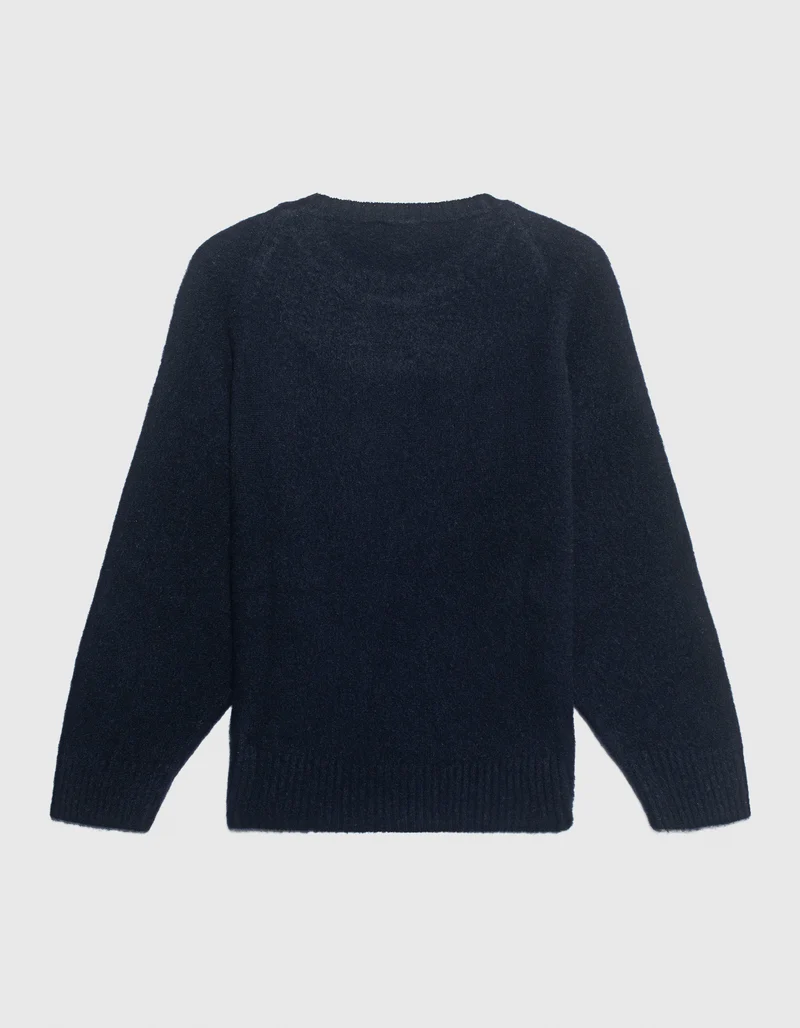 Kaschmirpullover Brushed Round Neck