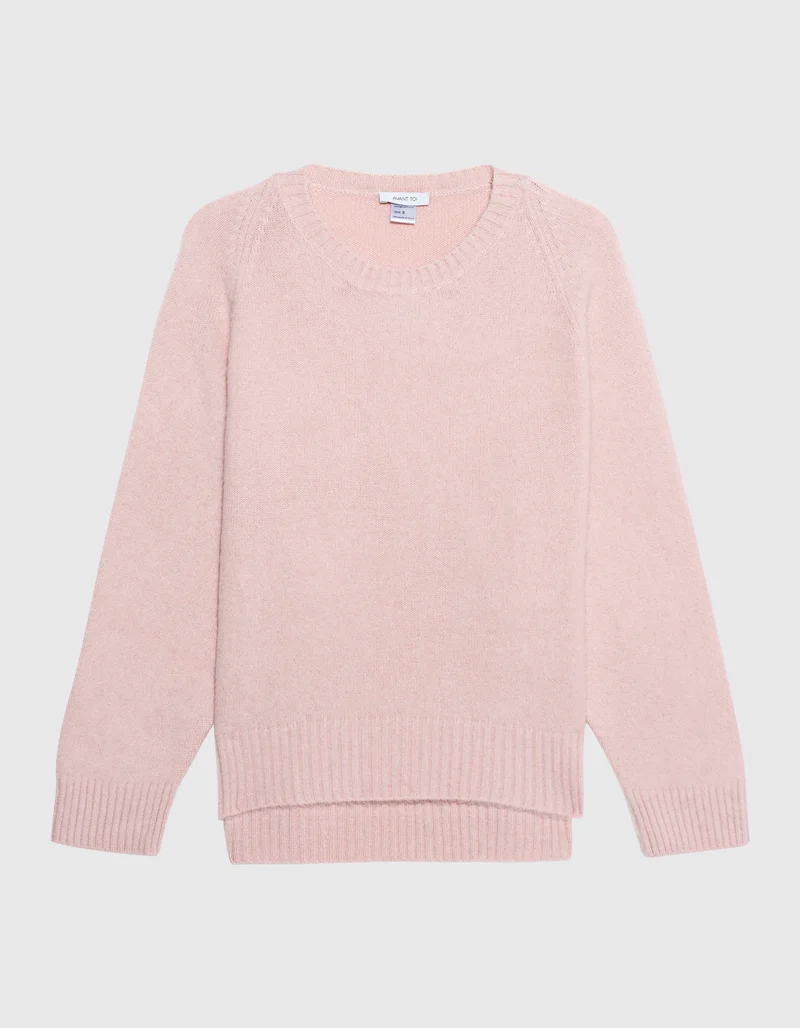 Kaschmirpullover Brushed Round Neck