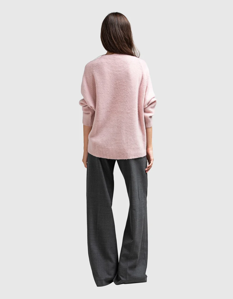 Kaschmirpullover Brushed Round Neck