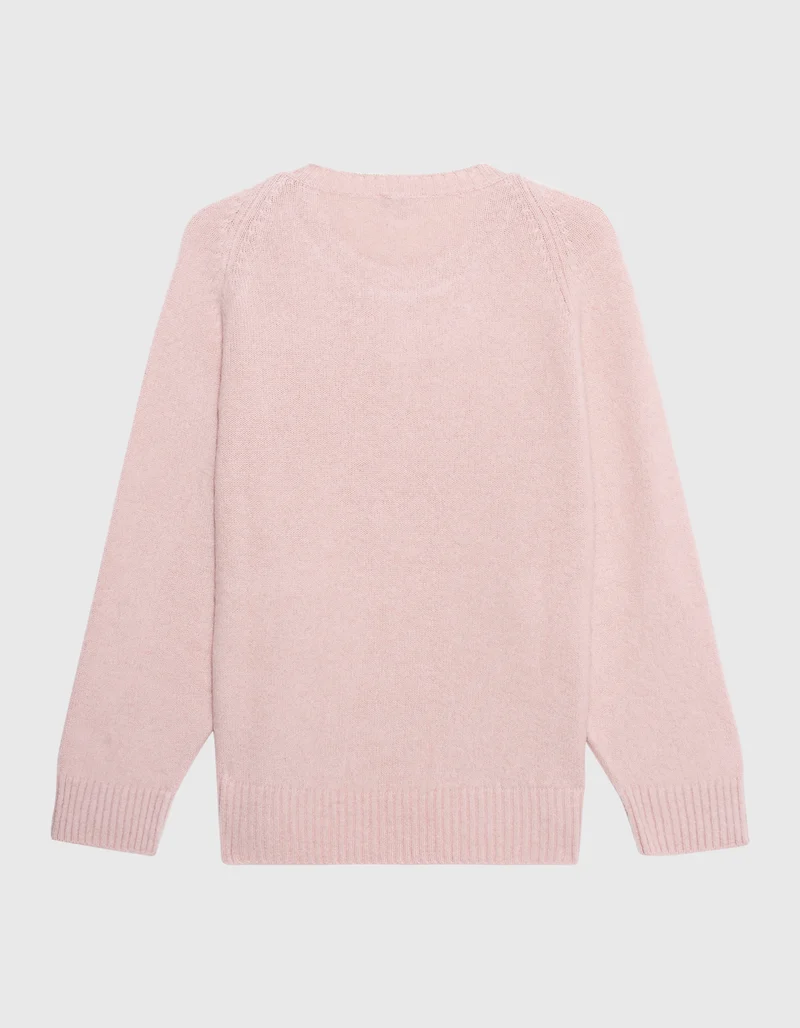 Kaschmirpullover Brushed Round Neck
