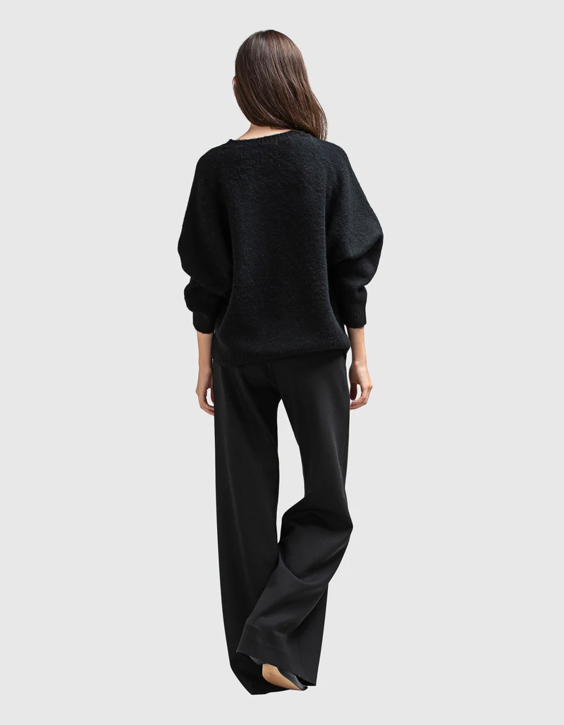Woll-Mix Palazzo Chino Hose Nadia