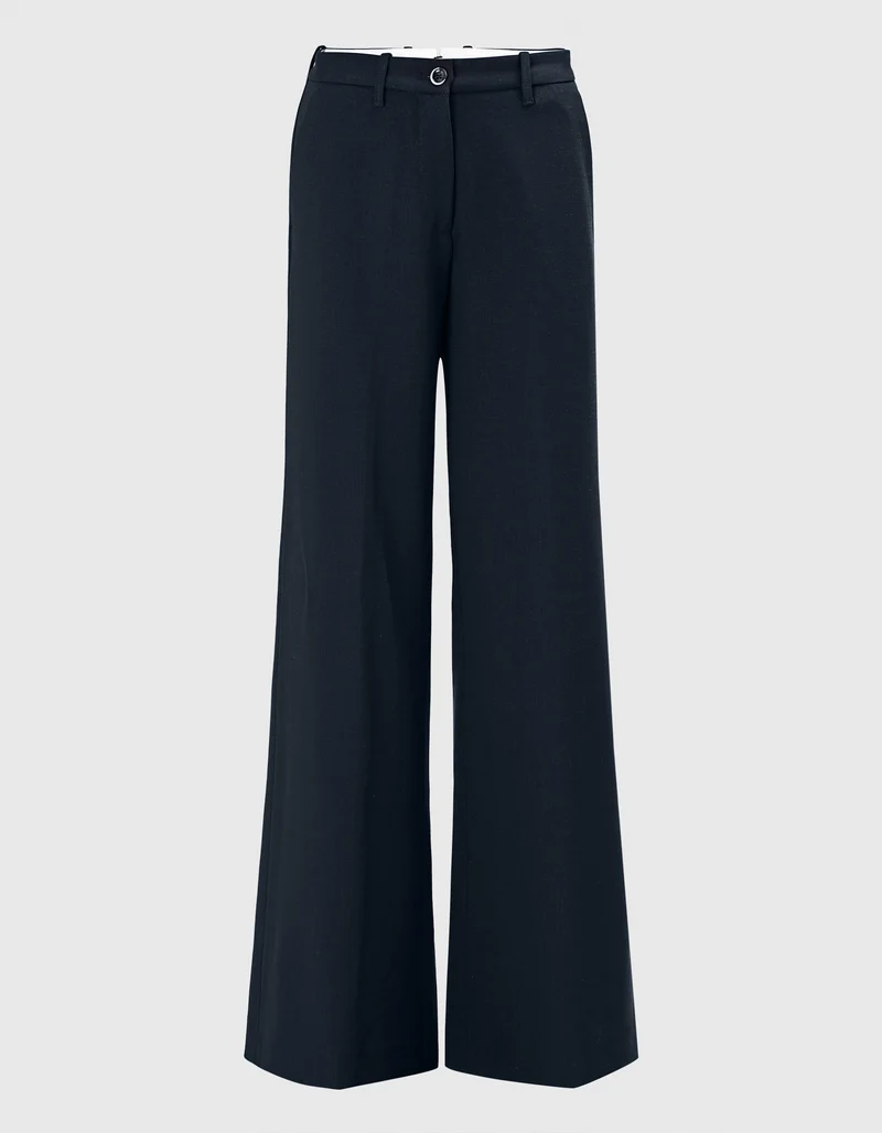 Woll-Mix Palazzo Chino Hose Nadia