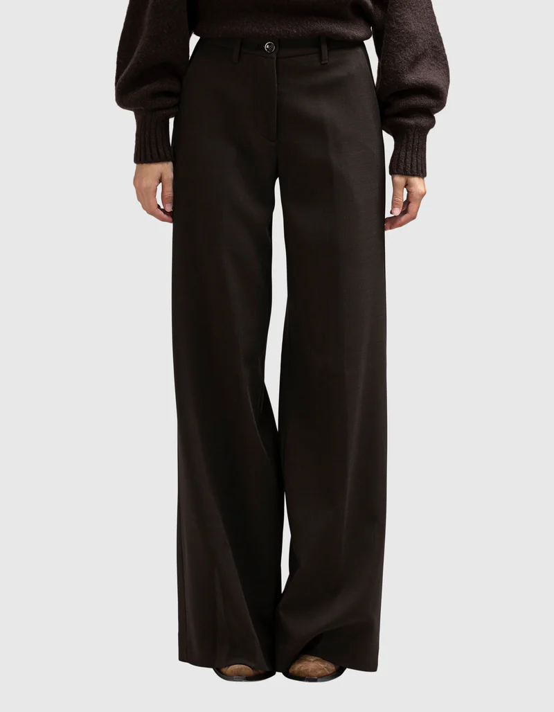 Woll-Mix Palazzo Chino Hose Nadia