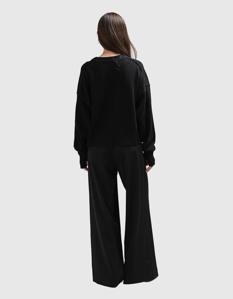 Boxy-Cut Kaschmir-Pullover