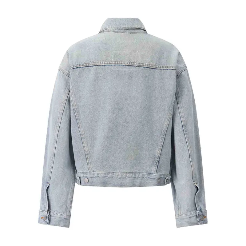 Oversized Jeansjacke