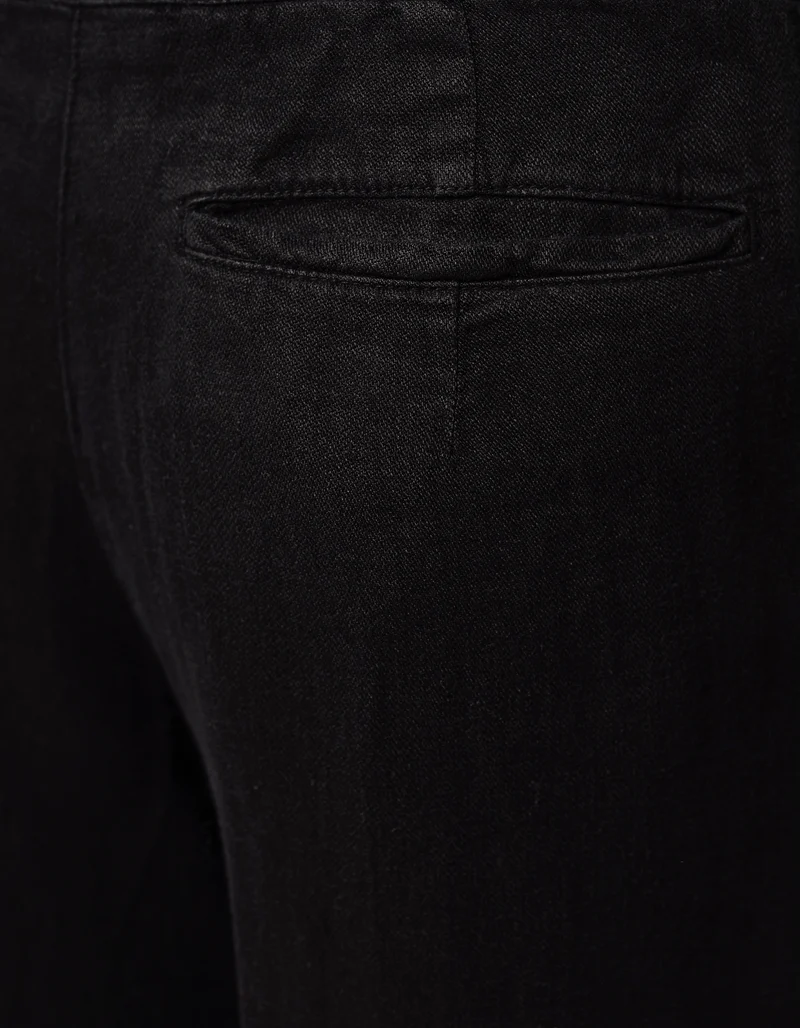Flared-Leg Leinen-Hose