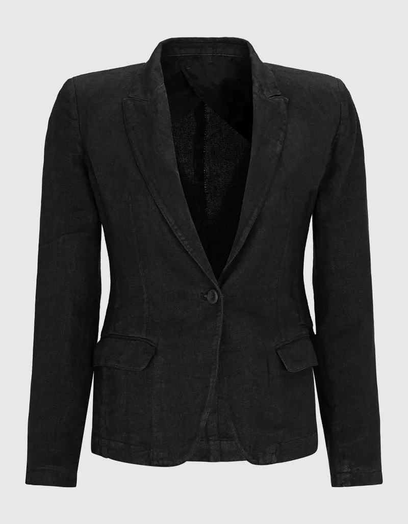 Leinen-Blazer