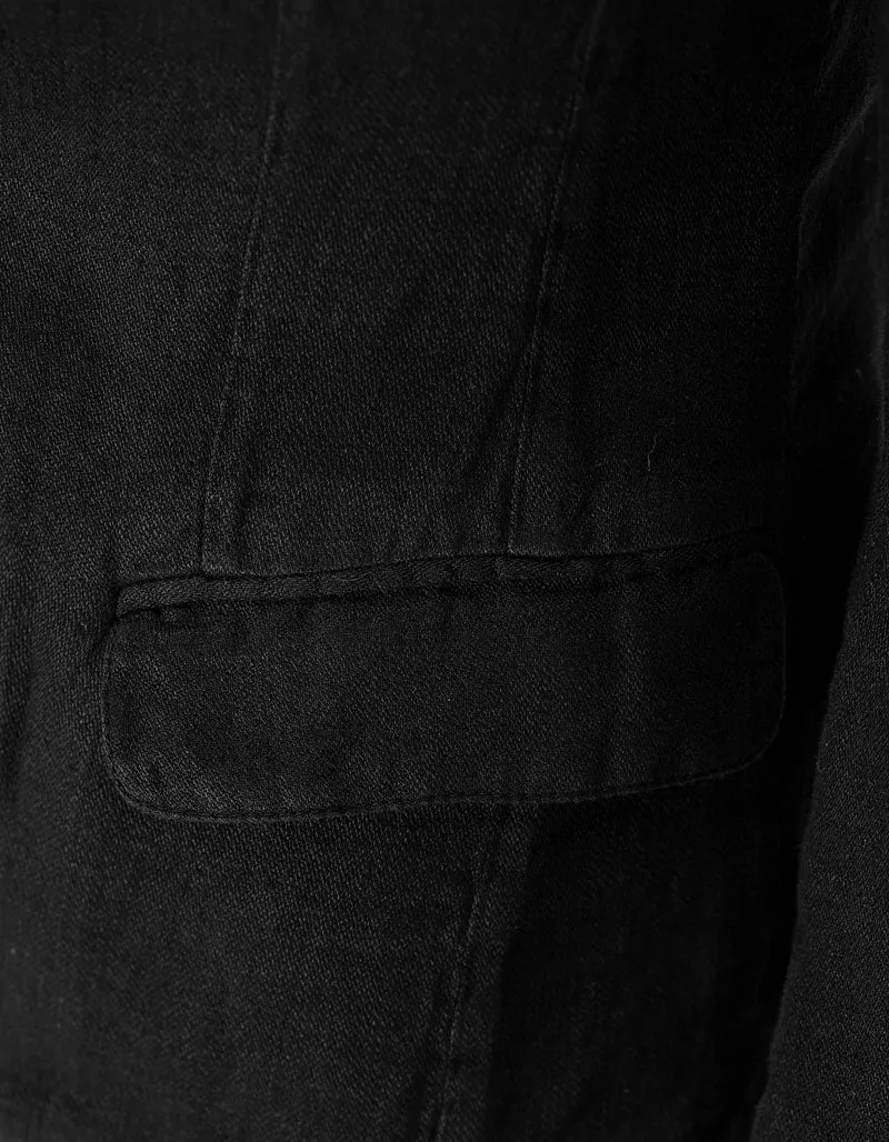Leinen-Blazer